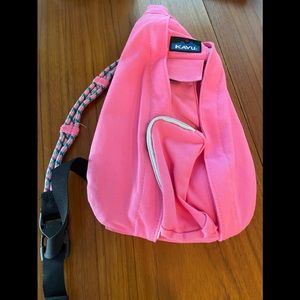 NWOT Kavu Pink Crush Mini Rope Sling Crossbody Backpack